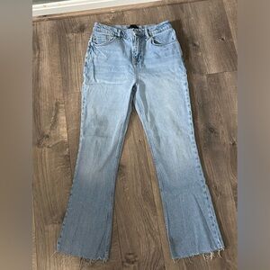 ASOS Petite Light Blue Flare Jeans